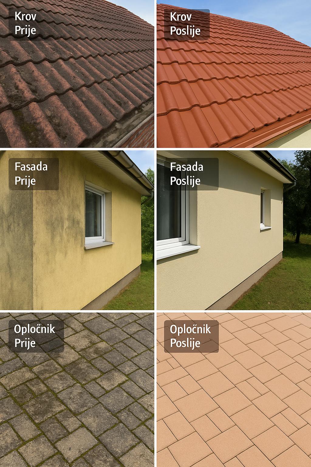 Krov poslije čišćenja