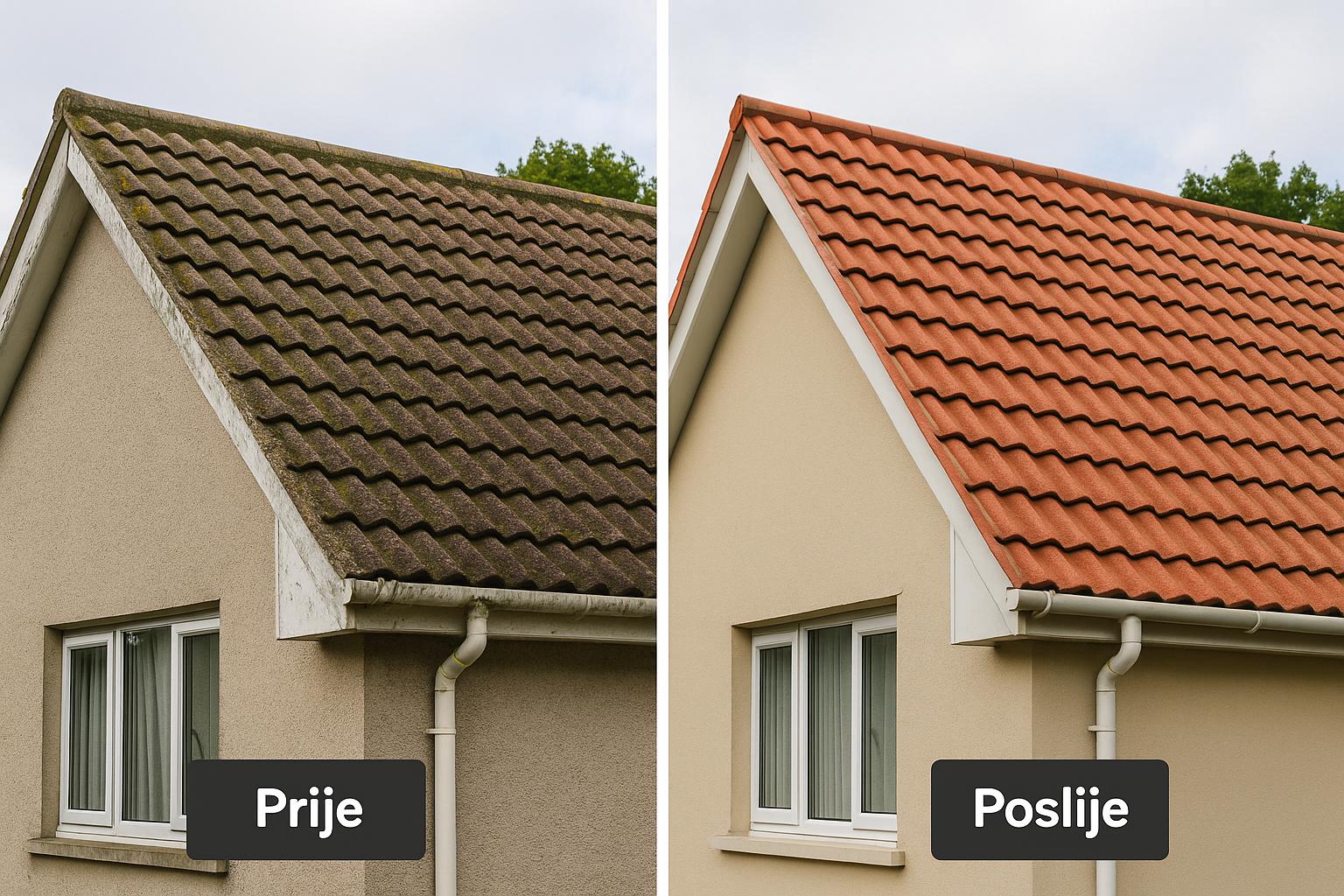 Krov prije čišćenja